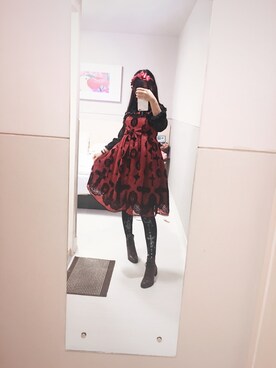 「lolitafashion」｜「アイテム（ジャケット/アウター）」を使った、可真的不是压机是亚纪啊さん（レディース・168cm）の冬コーディネート