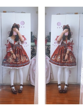 「ah（アッハ）のアイテム」を使った、可真的不是压机是亚纪啊さん（レディース・168cm）の冬コーディネート