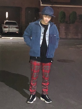 Emanon(エマノン)ミュージシャンさん(メンズ・166cm)の冬コーディネート