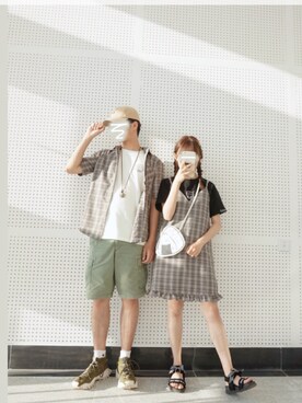 长谷川健力宝さんのコーディネート