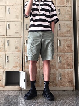 长谷川健力宝さんのコーディネート