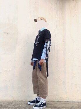 长谷川健力宝さんのコーディネート