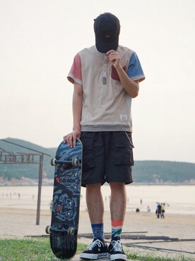 长谷川健力宝さんのコーディネート