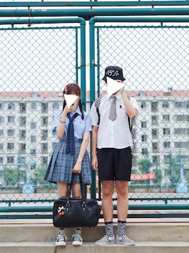 长谷川健力宝さんのコーディネート