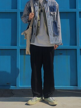 长谷川健力宝さんのコーディネート