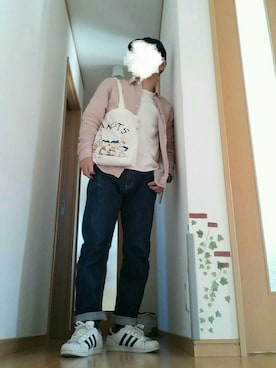 「しまむら（シマムラ）のアイテム（バッグ）」を使った、よっさんさん（メンズ・168cm）の春コーディネート