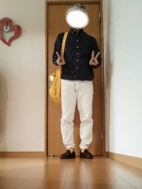 「FACTOTUM（ファクトタム）のアイテム（帽子）」を使った、よっさんさん（メンズ・168cm）の秋コーディネート