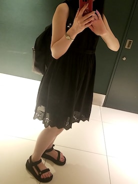 「SEE BY CHLOE（シーバイクロエ）のアイテム（ワンピース/ドレス）」を使った、Yrさん（レディース・159cm）の秋コーディネート