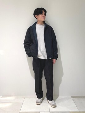 「green label relaxing（グリーンレーベルリラクシング）のアイテム（ブルゾン）」を使った、irie_ｔさん（メンズ・165cm）の秋コーディネート