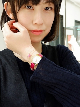 「AS as know as（エーエス アズノウアズ）のアイテム（ジャンパースカート）」を使った、花咲トキさん（レディース・167cm）の春コーディネート
