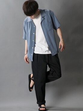 狩野 博文さん（メンズ・178cm）の春コーディネート