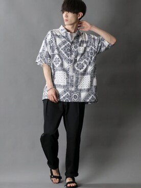 狩野 博文さん(メンズ・178cm)の春コーディネート