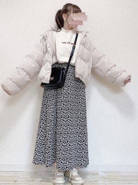 m i i k i🧸さん（レディース・156cm）の冬コーディネート