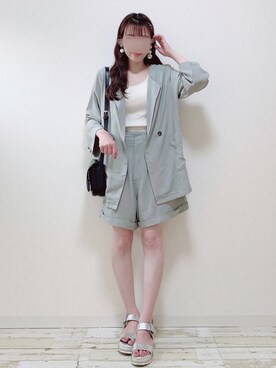 m i i k i🧸さん(レディース・156cm)の夏コーディネート