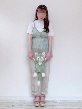「アイテム（イヤリング）」を使った、m i i k i🧸さん（レディース・156cm・20代）の夏コーディネート