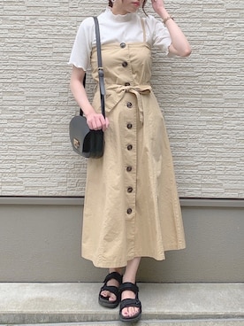 「アイテム（イヤリング）」を使った、m i i k i🧸さん（レディース・156cm・20代）の夏コーディネート