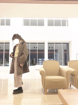 「白ニット」｜「アイテム（雑貨/ホビー）」を使った、maru🌼ochibiさん（レディース・150cm）の冬コーディネート