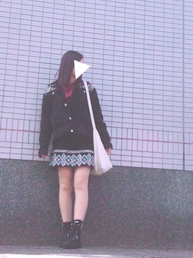 「stradivarius（ストラディバリウス）のアイテム（デニムジャケット）」を使った、no.konさん（レディース・163cm）の秋コーディネート