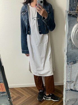 Zara ザラ のデニムジャケットを使ったレディース人気ファッションコーディネート Wear