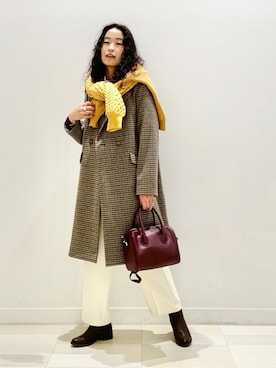 「ハロウィン」｜「アイテム（その他アウター）」を使った、YUKARIさん（レディース・169cm）の秋コーディネート