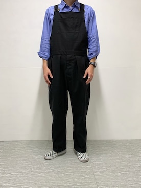 「NEAT（ニート）のアイテム（オールインワン・サロペット）」を使った、wear_hirokiさん（メンズ・173cm）の秋コーディネート