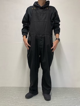 「NEAT（ニート）のアイテム（オールインワン・サロペット）」を使った、wear_hirokiさん（メンズ・173cm）の秋コーディネート