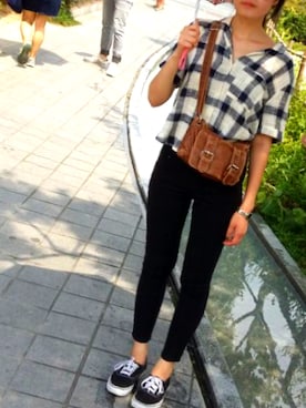 「MIXXO（ミッソ）のアイテム（パンツ）」を使った、ruruさん（レディース・167cm）の冬コーディネート