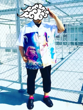 「Nepenthes×Tricker's（ネペンテス×トリッカーズ）のアイテム」を使った、www.cadechire.jpさん（メンズ・173cm）の夏コーディネート