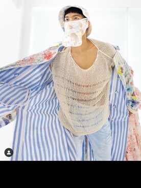 「リバーシブル」｜「アイテム（トレンチコート）」を使った、www.cadechire.jpさん（メンズ・173cm）の春コーディネート