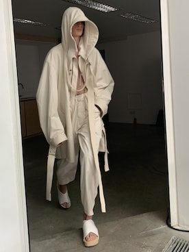 「HED MAYNER（ヘドメイナー）のアイテム（ジャケット/アウター）」を使った、www.cadechire.jpさん（メンズ・173cm）の春コーディネート