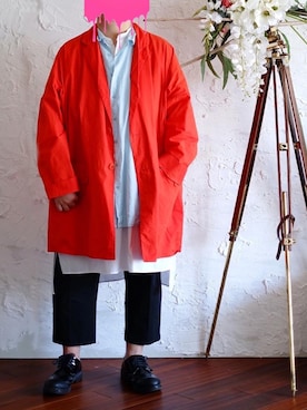 「marsell（マルセル）のアイテム」を使った、www.cadechire.jpさん（メンズ・173cm）の春コーディネート