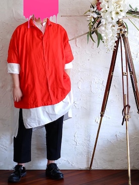 「marsell（マルセル）のアイテム」を使った、www.cadechire.jpさん（メンズ・173cm）の春コーディネート