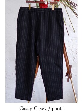 「CASEY CASEY（ケイシーケイシー）のアイテム（パンツ）」を使った、www.cadechire.jpさん（メンズ・173cm）の夏コーディネート