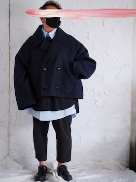 「クロップドトップス」｜www.cadechire.jpさん（メンズ・173cm）の秋コーディネート