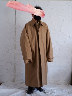 「HED MAYNER（ヘドメイナー）のアイテム（ジャケット/アウター）」を使った、www.cadechire.jpさん（メンズ・173cm）の秋コーディネート