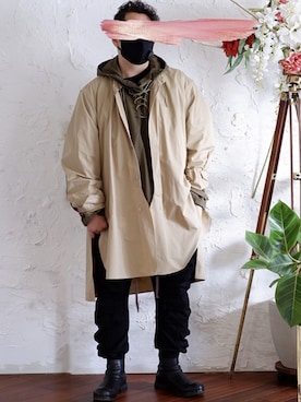「アーミー」｜「アイテム（ジャケット/アウター）」を使った、www.cadechire.jpさん（メンズ・173cm）の冬コーディネート