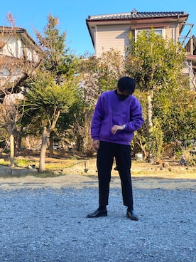 「UNIQLO（ユニクロ）の50色ソックス（消臭機能付き）（ソックス/靴下）」を使った、tomさん（メンズ・175cm）の冬コーディネート