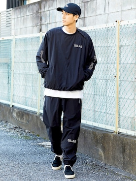 「SILAS（サイラス）のアイテム（ジャケット/アウター）」を使った、SILASさん（メンズ・180cm）の秋コーディネート