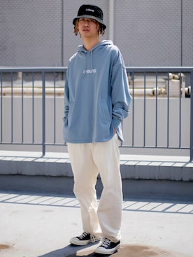 「SILAS（サイラス）のアイテム」を使った、SILASさん（メンズ・180cm）の秋コーディネート