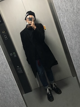 「KIJIMA TAKAYUKI」｜「アイテム（スウェット）」を使った、KENさん（メンズ・168cm）の秋コーディネート