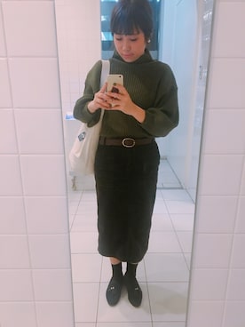 はるーなさん（レディース・159cm）の秋コーディネート