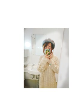 「Bou Jeloud（ブージュルード）のアイテム（ハンチング/ベレー帽）」を使った、かないさん（レディース・155cm）の秋コーディネート