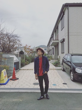 イヌマルさん（メンズ・169cm）の秋コーディネート