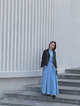 「美術館」｜JAMOSAさん（レディース・155cm）の春コーディネート