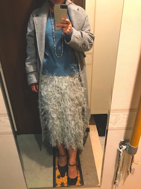 「パーティースタイル」｜「アイテム（その他アウター）」を使った、２３５さん（レディース・156cm）の冬コーディネート