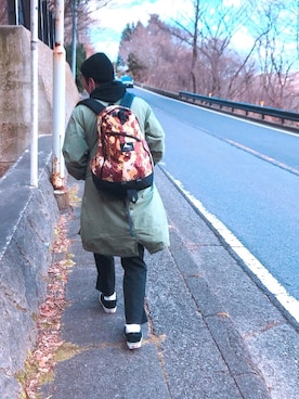 「JOURNAL STANDARD relume（ジャーナルスタンダード　レリューム）のアイテム（モッズコート）」を使った、You2さん（メンズ・175cm）の冬コーディネート