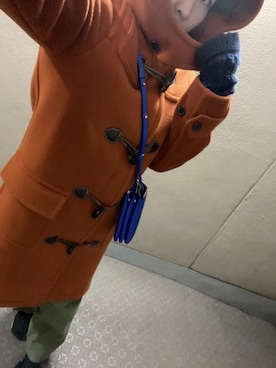 「ママファッション」｜「アイテム（ダッフルコート）」を使った、marioさん（レディース・157cm）の冬コーディネート