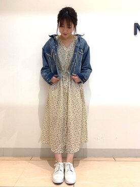 「JELLY BEANS」｜「アイテム（スニーカー）」を使った、JELLY BEANS STAFFさん（レディース・158cm）の冬コーディネート