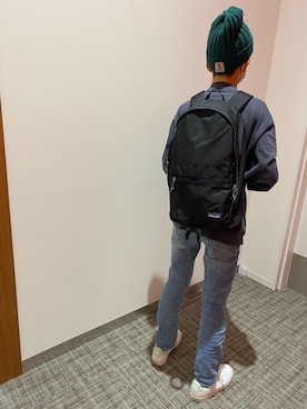 「WEGO（ウィゴー）のアイテム（スウェット）」を使った、tomeさん（キッズ・151cm）の冬コーディネート
