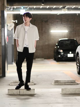 「FUGA（フーガ）のアイテム」を使った、Seiko-Tanakaさん（メンズ・170cm）の夏コーディネート